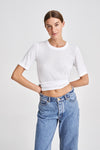 nickie top tshirt white stylein front
