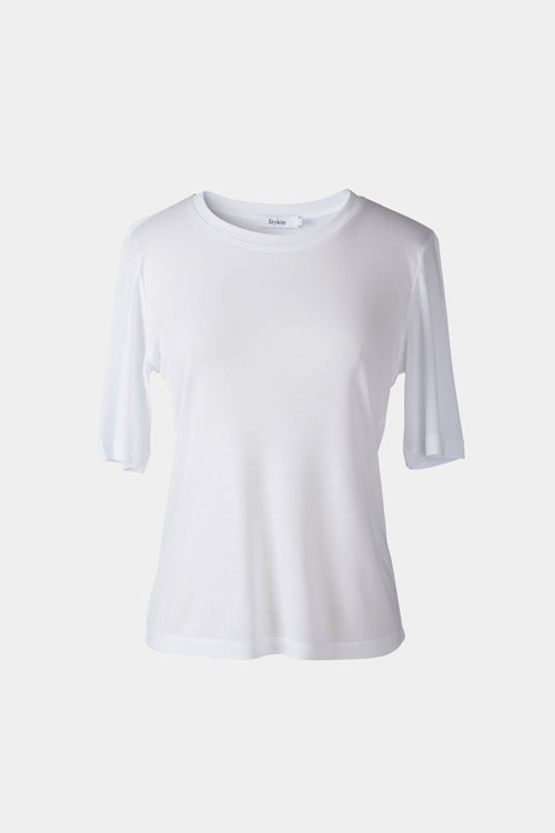 nickie top tshirt white stylein front