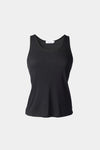 norwood top black lyocell sleeveless stylein packshot