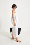 Jesolo top bandeau crochet pattern white stylein side image