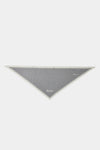 Thelma scarf triangle wool blend stylein logo grey white stylein packshot