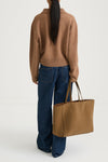 v-neck knitted sweater beige praline stylein harmony back