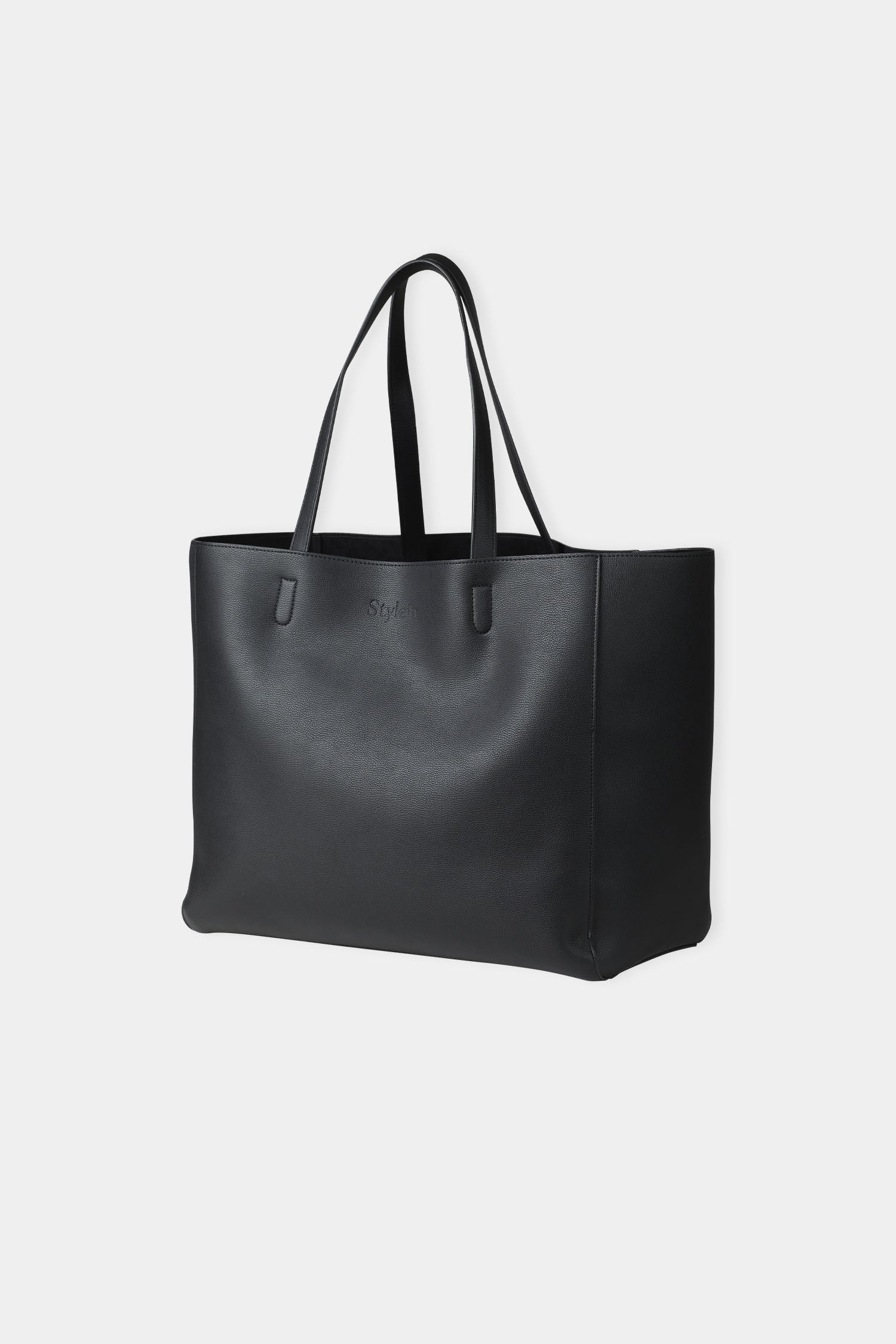 Yacht bag black structured stylein packshot