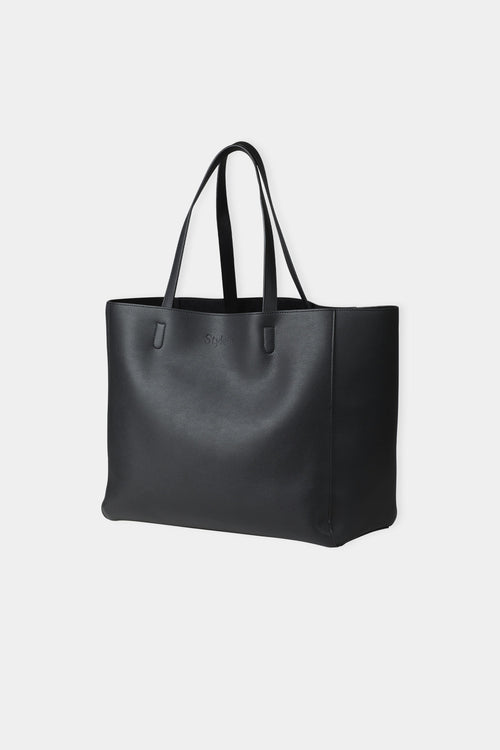 Yacht bag black structured stylein packshot