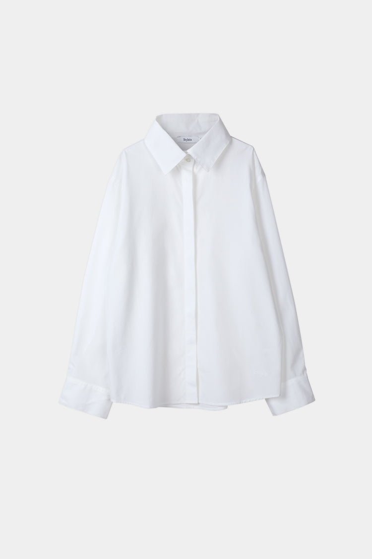white cotton shirt blouse stylein jaya packshot