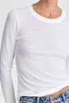 white longsleeve top stylein neapel detail