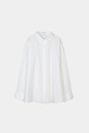 white oversized cotton shirt stylein janis packshot