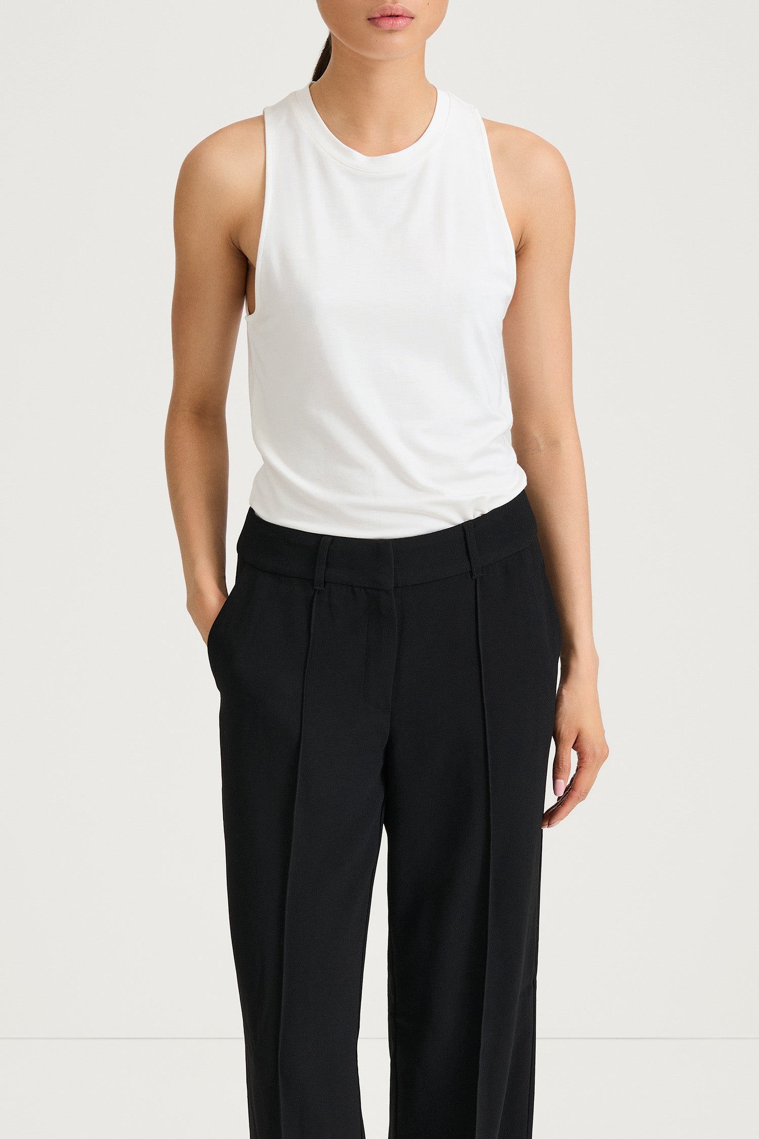 white tank top stylein case 