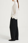 MERINO POLO SWEATER - HARLEEN CREAM