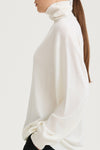 MERINO POLO SWEATER - HARLEEN CREAM
