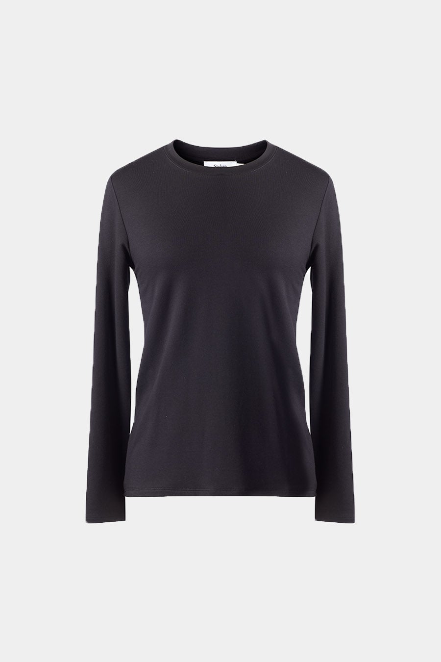 black long sleeve jersey top stylein canvey 