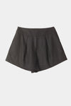 Brienza shorts wool mix high waisted black stylein packshot