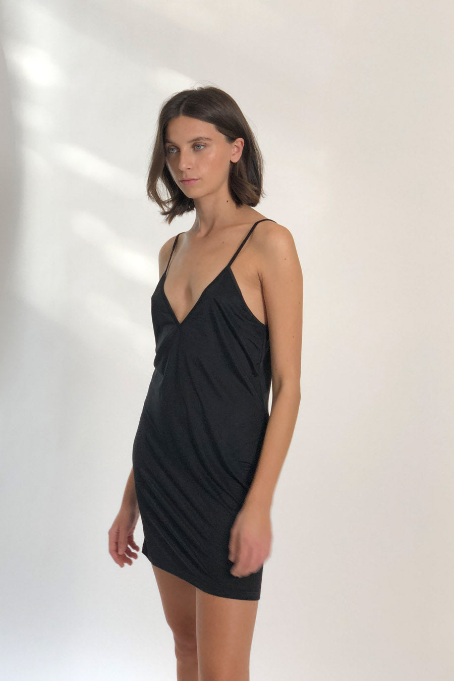 SLIP DRESS - ZERO BLACK