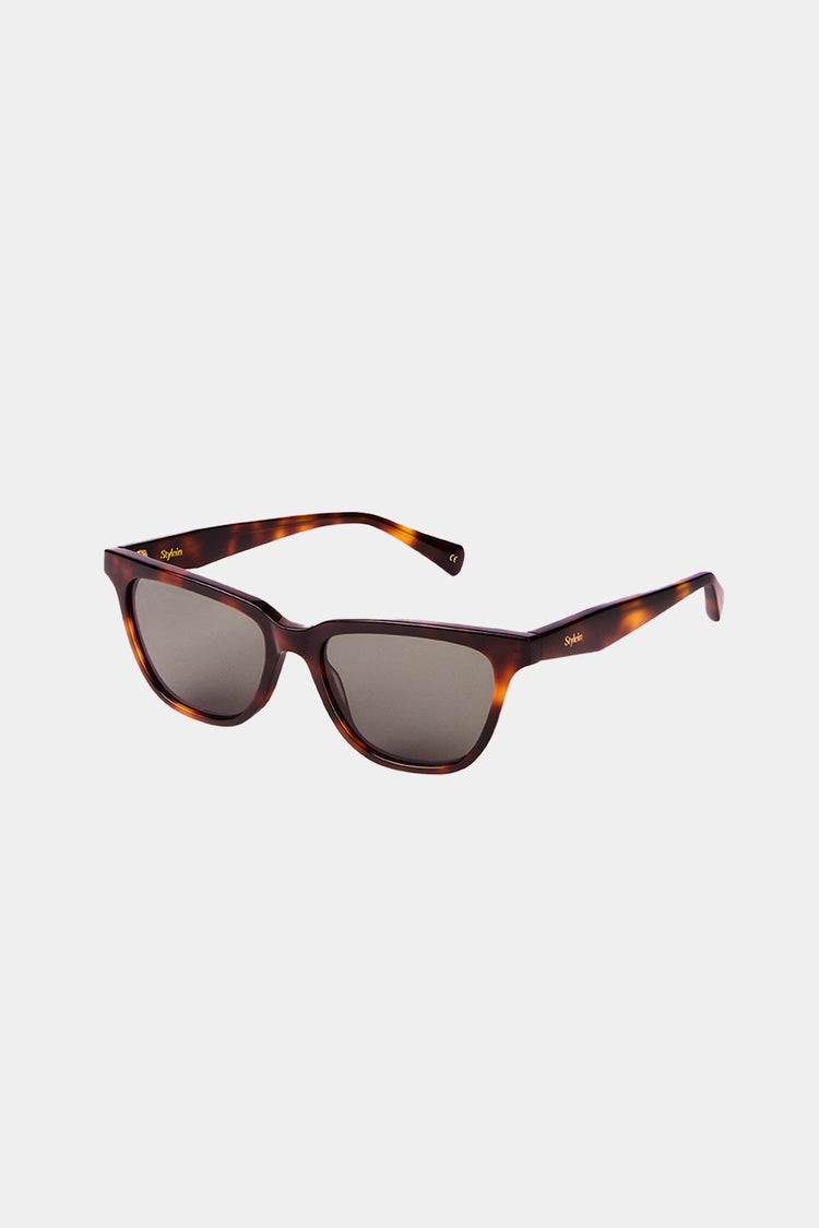 CLASSIC SQUARE SUNGLASSES - MANHATTAN HAVANA